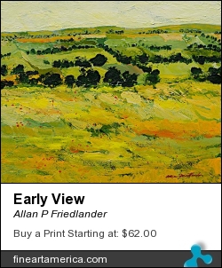 Early View by Allan P Friedlander - Painting - Acrylic On Canvas
