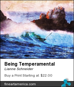 Being Temperamental by Lianne Schneider - Digital Art - Digital Painting/photographic Art