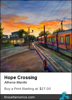 Hope Crossing by Athena Mantle - Painting - Acrylic On Panel