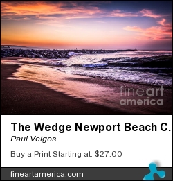 The Wedge Newport Beach California Picture by Paul Velgos - Photograph - Digital Photo