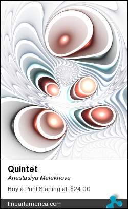 Quintet by Anastasiya Malakhova - fractal art
