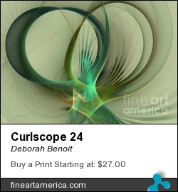 Curlscope 24 by Deborah Benoit - Photograph - Digital Fractal Art