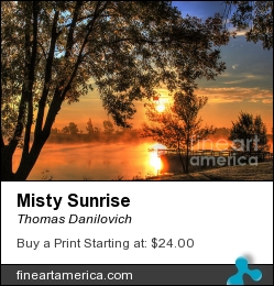 Misty Sunrise by Thomas Danilovich - Photograph