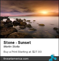 Stone - Sunset by Martin Slotta - Photograph