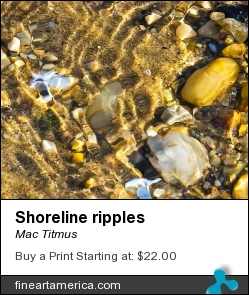 Shoreline Ripples by Mac Titmus - Digital Art - Photography