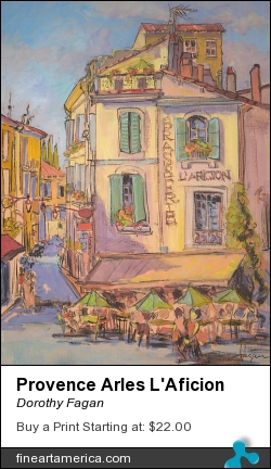Provence Arles L'aficion by Dorothy Fagan - Painting - Mixed Media