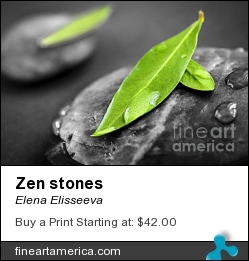Zen Stones by Elena Elisseeva - Photograph - Photograph