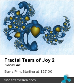 Fractal Tears Of Joy 2 by Gabiw Art - Digital Art - Fractal Art
