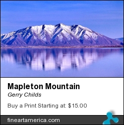 Mapleton Mountain by Gerry Childs - Photograph