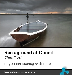 Run Aground At Chesil by Chris Frost - Photograph - Photograph