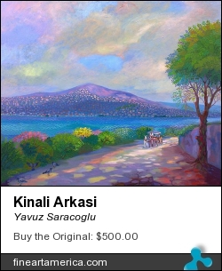 Kinali Arkasi by Yavuz Saracoglu - Painting - Oil On Canvas