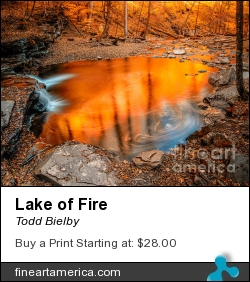 Lake Of Fire by Todd Bielby - Photograph - Photography