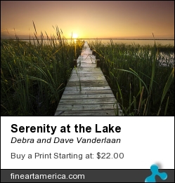 Serenity At The Lake by Debra and Dave Vanderlaan - Photograph - Photography
