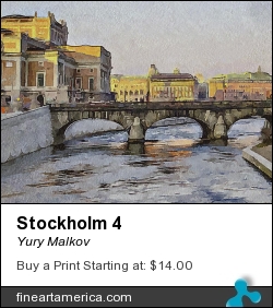Stockholm 4 by Yury Malkov - Digital Art - Digital Media