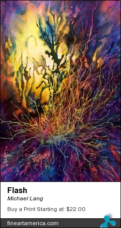 Flash by Michael Lang - Painting - Acrylic On Canvas