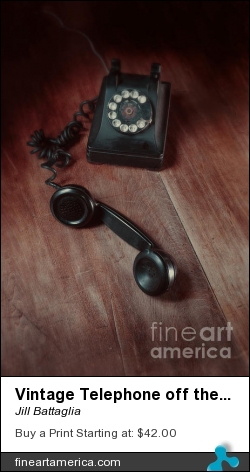 Vintage Telephone Off The Hook by Jill Battaglia - Photograph - Fine Art Photography