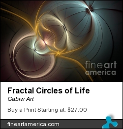 Fractal Circles Of Life by Gabiw Art - Digital Art - Fractal Art