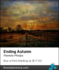 Ending Autumn by Pamela Phelps - Photograph - Textured Photography