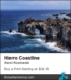 Hierro Coastline by Karol Kozlowski - Photograph - Photograph