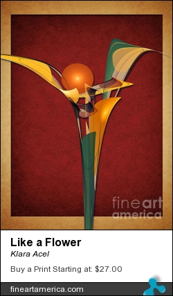 Like A Flower by Klara Acel - Digital Art