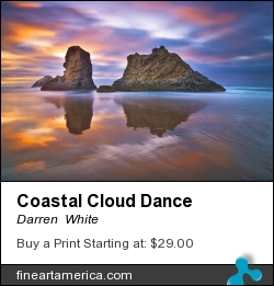 Coastal Cloud Dance by Darren  White - Photograph - Digital Photography