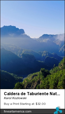 Caldera De Taburiente National Park On La Palma by Karol Kozlowski - Photograph - Photograph