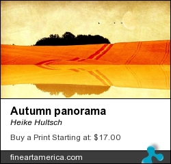 Autumn Panorama by Heike Hultsch - Mixed Media - Fotografie