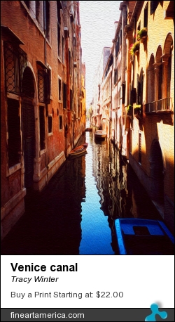 Venice Canal by Tracy Winter - Photograph - Photography