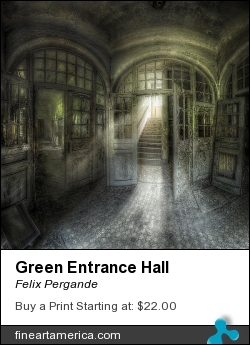 Green Entrance Hall by Felix Pergande - Photograph - Photograph