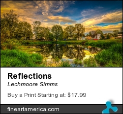 Reflections by Lechmoore Simms - Photograph