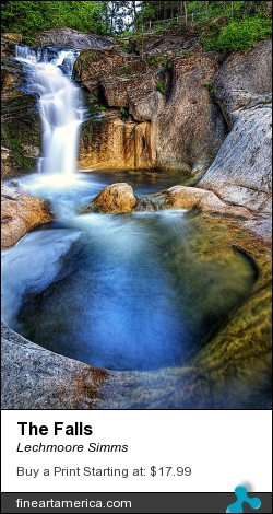 The Falls by Lechmoore Simms - Photograph