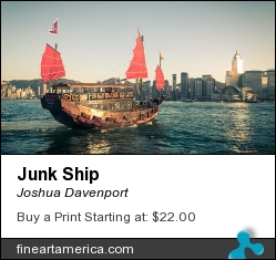 Junk Ship by Joshua Davenport - Photograph - Digital Photograph