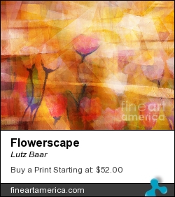 Flowerscape by Lutz Baar - Painting
