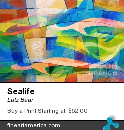 Sealife by Lutz Baar - Painting