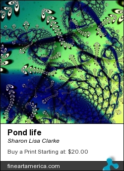 Pond Life by Sharon Lisa Clarke - Digital Art - Digital Art