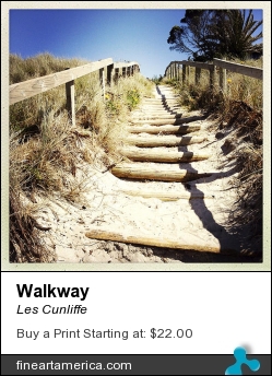 Walkway by Les Cunliffe - Photograph - Photograph