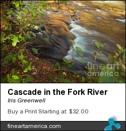 Cascade In The Fork River by Iris Greenwell - Photograph - Photography