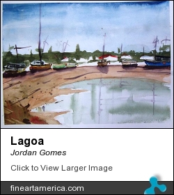 Lagoa by Jordan Gomes - Painting