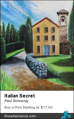 Italian Secret by Paul Schoenig - Painting