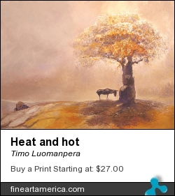 Heat And Hot by Timo Luomanpera - Painting - Oil On Canvas