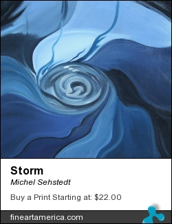 Storm by Michel Sehstedt - Painting