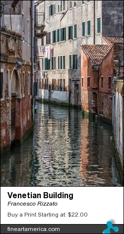 Venetian Building by Francesco Rizzato - Photograph - Photographs