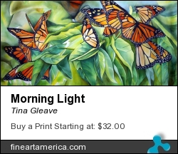Morning Light by Tina Gleave - Painting - Painting With Dye On Silk