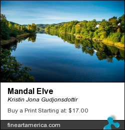 Mandal Elve by Kristin Jona Gudjonsdottir - Photograph - Picture, Photo
