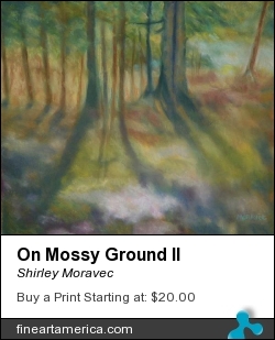 On Mossy Ground II by Shirley Moravec - Photograph