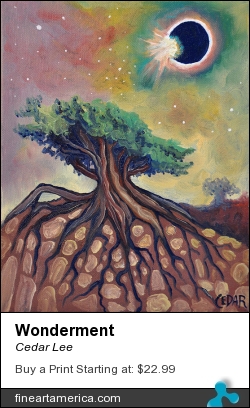 Wonderment by Cedar Lee - Painting - Oil On Canvas