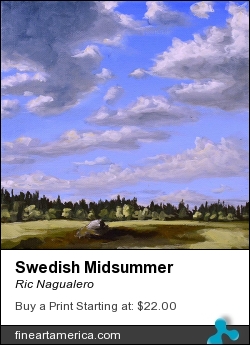 Swedish Midsummer by Ric Nagualero - Painting - Acrylic On Canvas