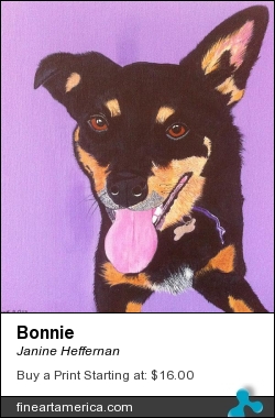 Bonnie by Janine Heffernan - Painting - Acrylic On Canvas