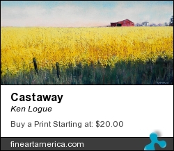 Castaway by Ken Logue - Painting - Pastel On Board