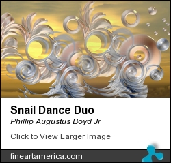 Snail Dance Duo by Phillip Augustus Boyd Jr - Painting - Giclee`